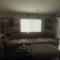 Beautiful tan sofa 11x3 In length