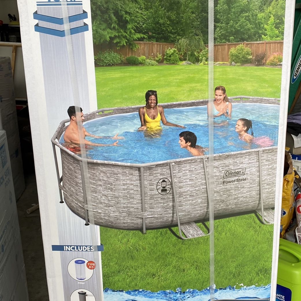 Coleman 16 X 10 X 42 Oval Above Ground Pool Setup 2023, 42 OFF