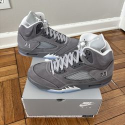Air Jordan 5 Wolf Grey 2026 Size 12 Men's 