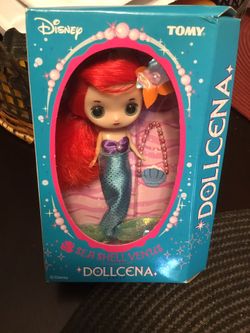Dollcena Disney Tomy Sea Shell Venus Mermaid NIB