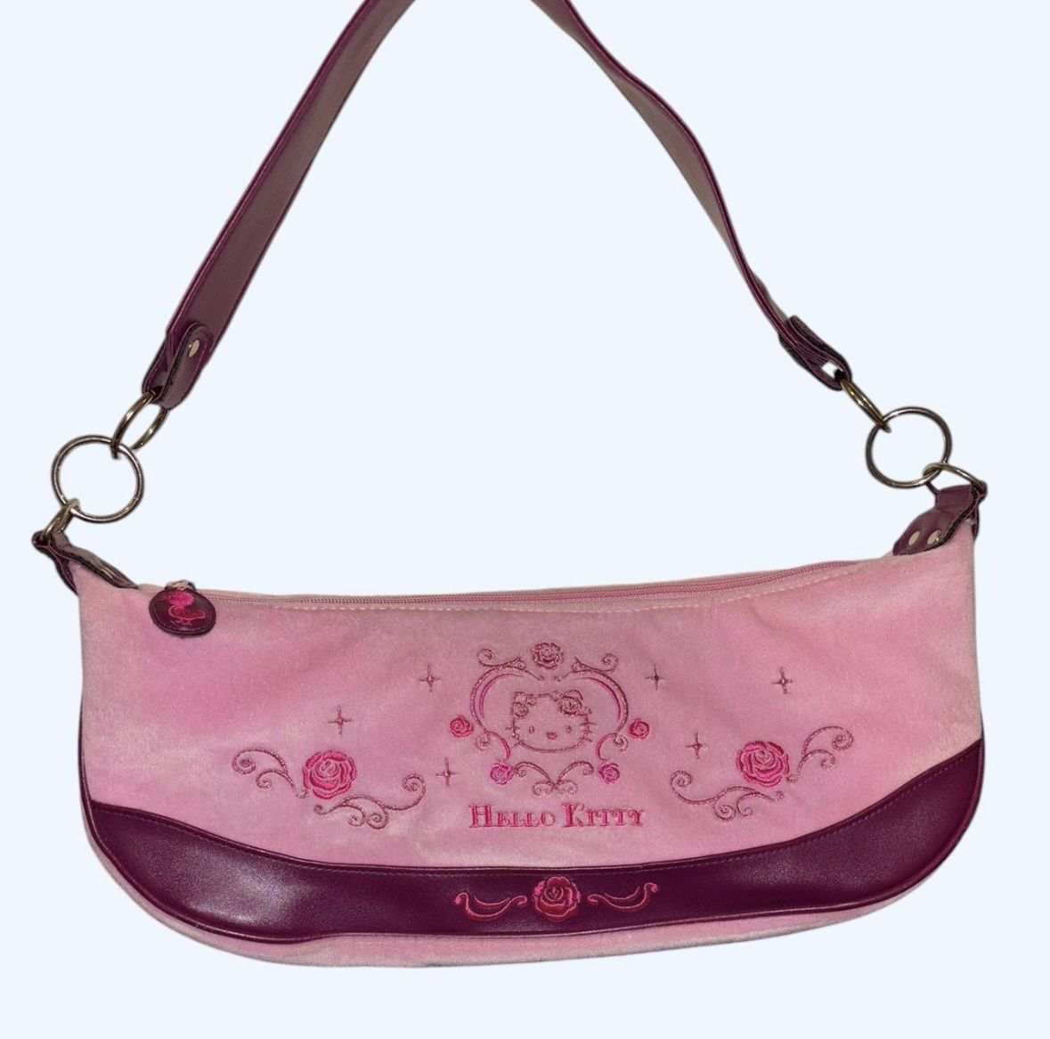 2006 Sanrio Hello Kitty velvet purse bag
