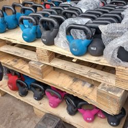 New but dirty kettlebells 5-20 lbs **$0.60 per pound **