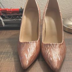 Rose Gold High Heels