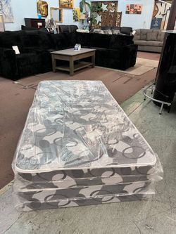🚚Hot Deal🚚Twin Size Mattress And Boxspring From $199 At Furniture Mart On 4810 Watt Ave