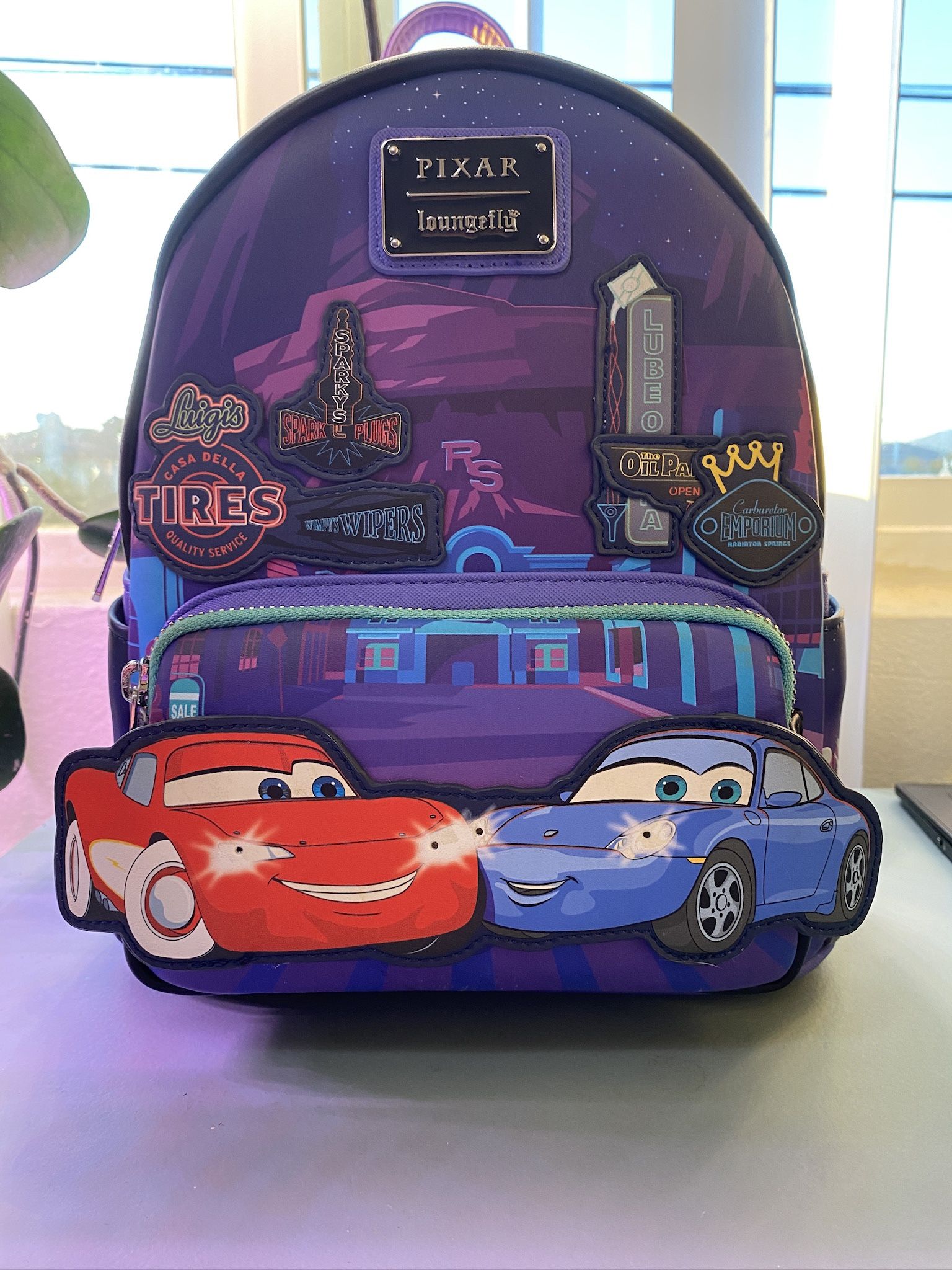 Disney Pixar Loungefly Cars Mini Backpack