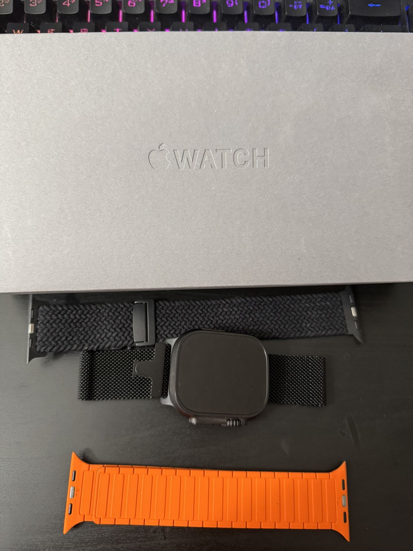Apple Watch Ultra 2 – 49mm Titanium – Like New + 3 Bands