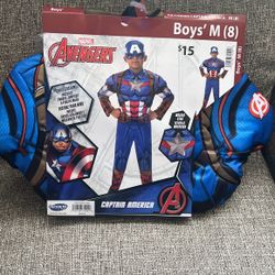 Boys Halloween Costume Avengers Captain America 