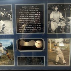 Roy  Campanella Sleeve Collage Signed Baseball Skin Authenticated