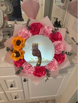 Mirror Eternal Roses Bouquet🌹🪞