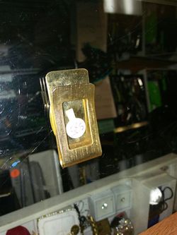 Money clip Gold plated.
