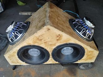 Four 15 Inch Audiobahn Special Edition Dj Jones Speakers 
