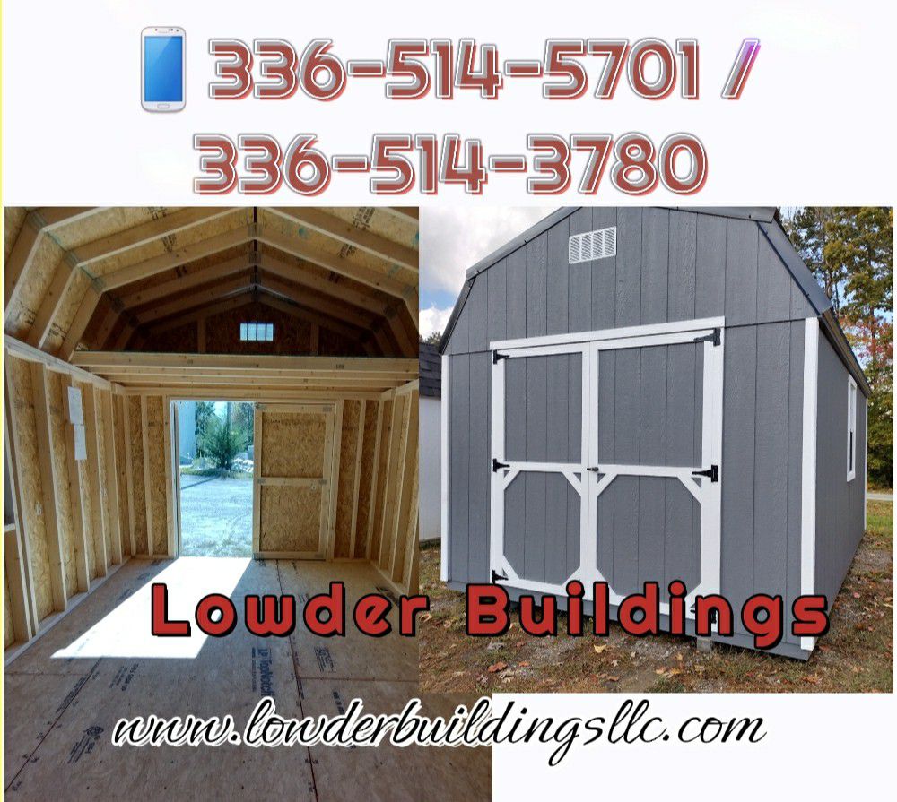10x16 size Shed /Storage building- We Deliver And Set Up 