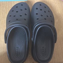 Brand new black platform crocs size 7 women’s