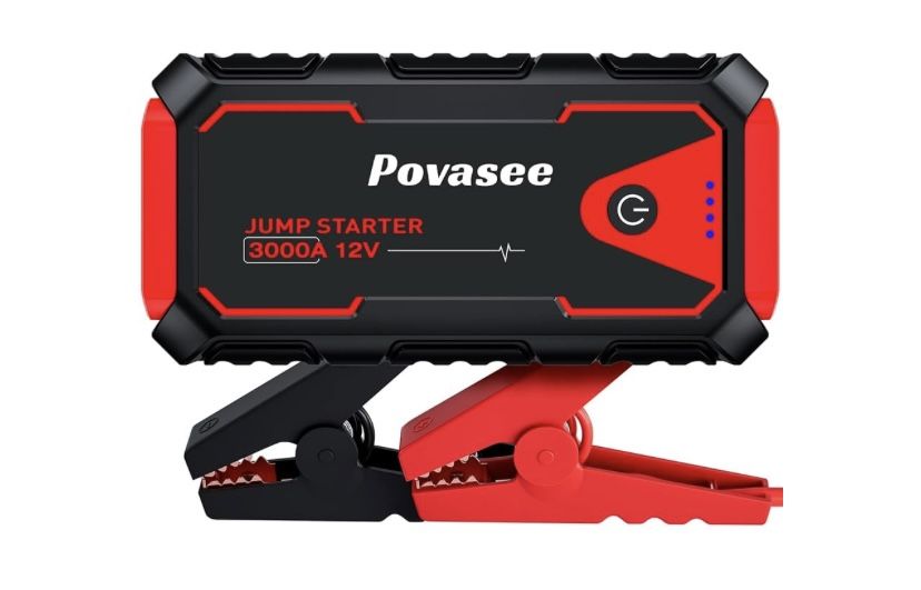 3000A Peak Jump Starter Pack, 12V Jump Box for Car Battery up to 10L Gas or 8L Diesel Engine- $80 BRAND NEW