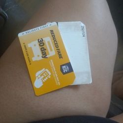 30 Day reduced fare RTC Bus Pass 