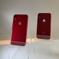 2 Apple iPhone XR Red Product 64GB AT&T