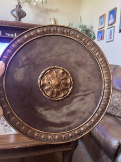 Vintage Pure Wood Decorative Plate