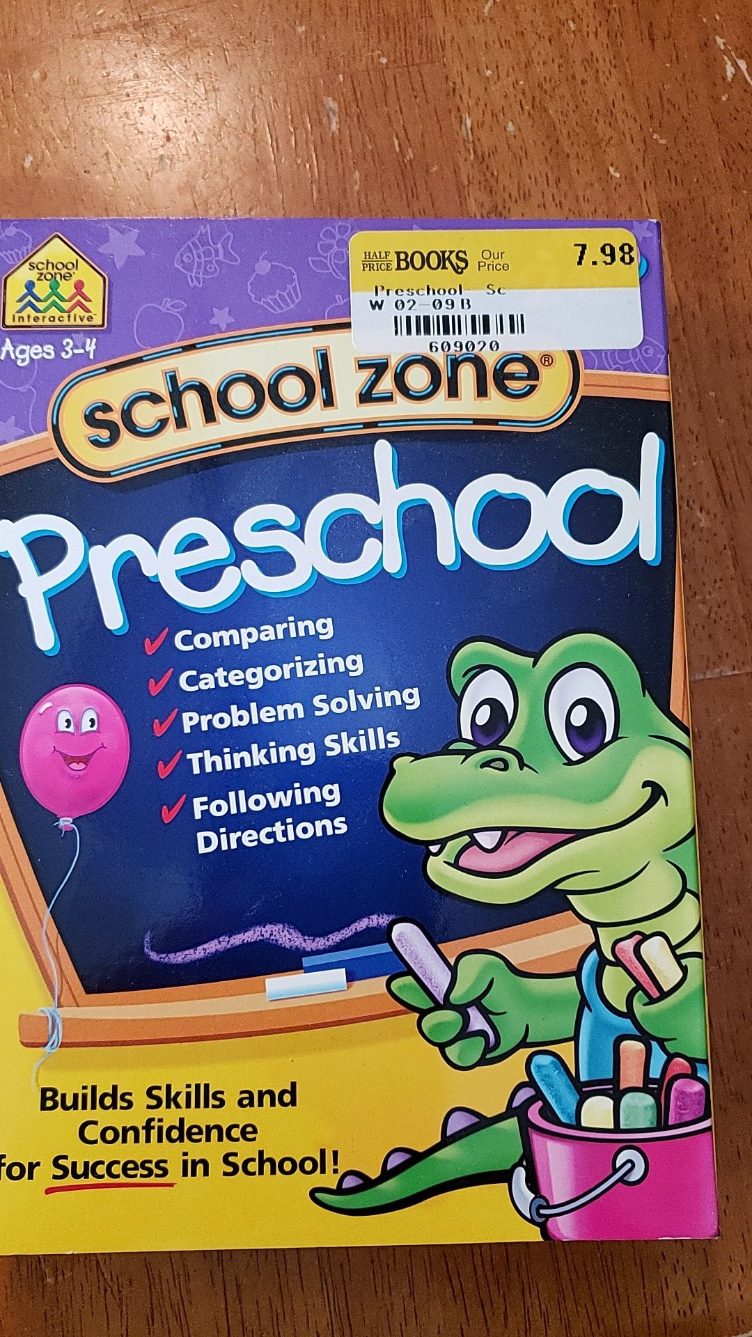 School Zone Preschool computer program, 2 CD set, never opened