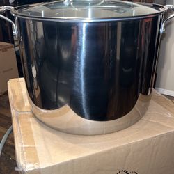 Princess House Olla De 20 Qt De Acero Inoxidable