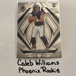 Caleb Williams Chicago Bears QB Phoenix Rookie Card. 