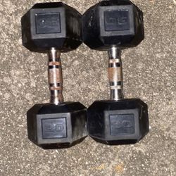 30lbs, 20lbs, and 15lbs Sets Dumbbells