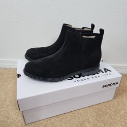 Sonoma Lottiee Chelsea Boots Black Women's Size 8.5 NWT