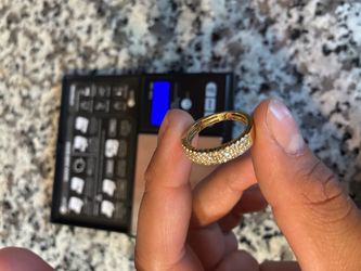 10k diamond ring