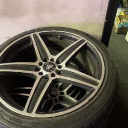 18 Tires & Rims 5 Universal Holes