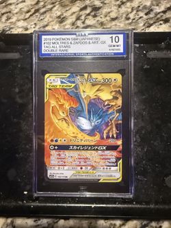 Graded Pokemon Cards Rare Tag Team Mewtwo Typholosion
