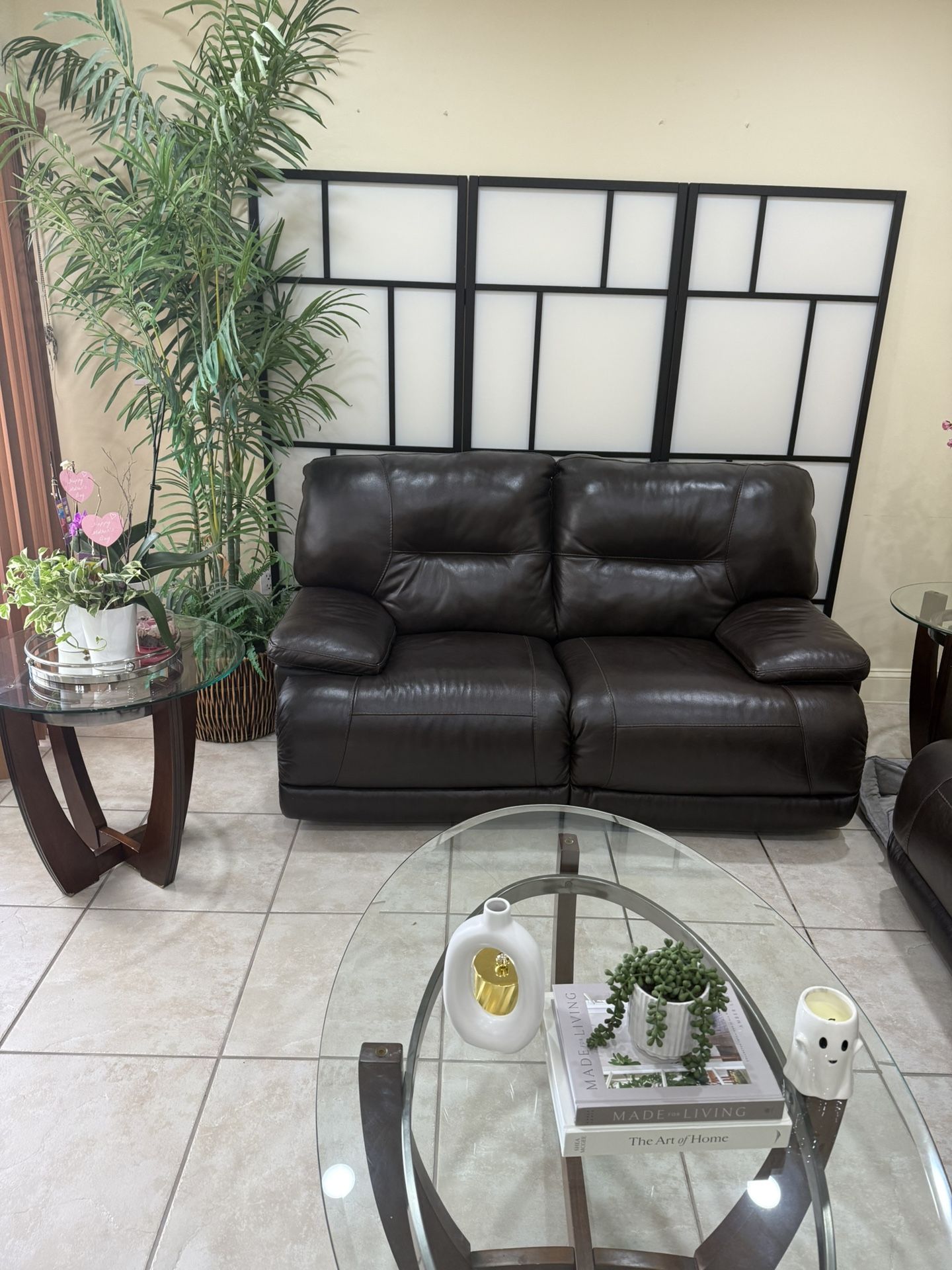 2 Set Furniture Dark Brown