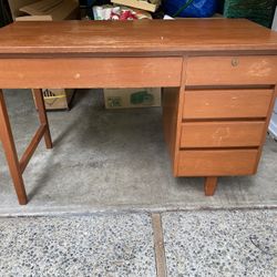 Teak Modern Desk.  A Beauty, Perfect In Any Home!