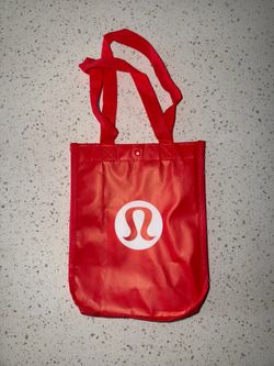 Lululemon Red Reusable Tote Bag