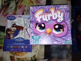 Big Furby With 2 Coloring Books