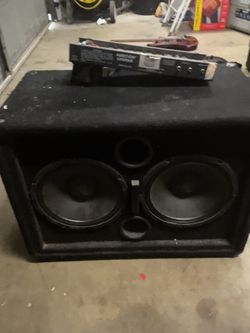 subwoofer with guitar amp controls
