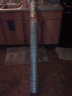 Roll of Galvanized Chicken Wire Fencing