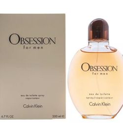 Obsession by Calvin Klein 6.7 / 6.8 oz EDT Cologne for Men New In Box