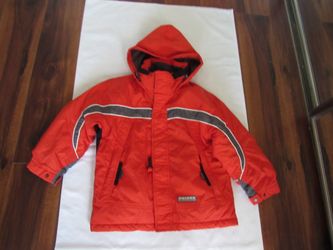 Boys Youth 8 Snowboard Ski Jacket, Poivre Blanc