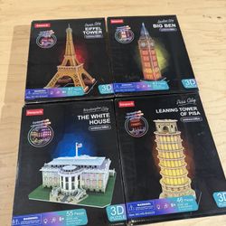 3D Puzzle Each Price $15 