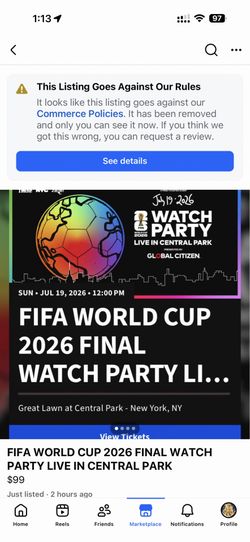 NYC FIFA WORLD CUP 2026 FINAL WATCH PARTY LIVE IN CENTRAL PARK - GLOBAL CITIZEN
