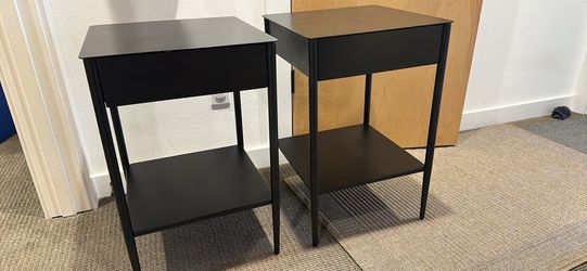 West Elm Metalwork Nightstands