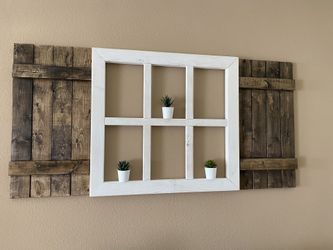 Window with shutters