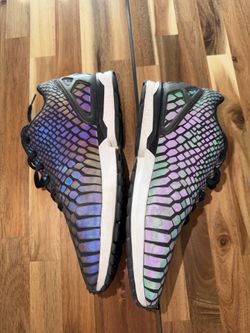 Adidas ZX Flux Xeno Reflective Snake Print Men’s Size 10.5