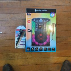 Kareoke Machine And A Mic! Never Opened! 