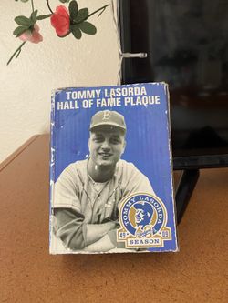 Dodger Tommy Losorda Hall Of Fame Plaque, Never Taken Out Of Box