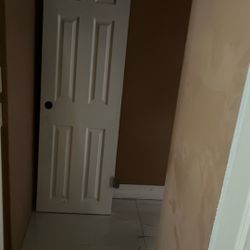 Bathroom Door,24” By76” In Good Condition 