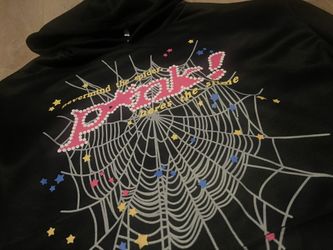 Pink Spider Hoodie