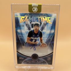 2025/26 Anthony Black Topps Game Time Graphs Autograph/49🔥