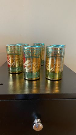 Set of 6 Vintage Glasses