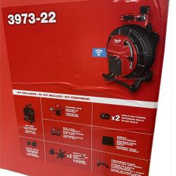 Milwaukee M18 18-Volt Lithium-Ion Cordless 120 ft. Mid-Stiff Modular Pipeline Sewer Inspection Camera System Image Reel Kit  $5499  New
