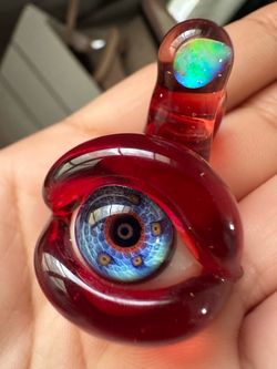 Glass Eye Art Pendant